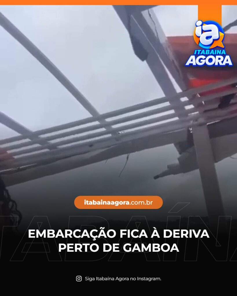 Embarcação com passageiros fica à deriva perto de Gamboa do Morro, em Cairu