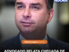 Advogado Simón Levy informa chegada de Flávio Bolsonaro aos Estados Unidos