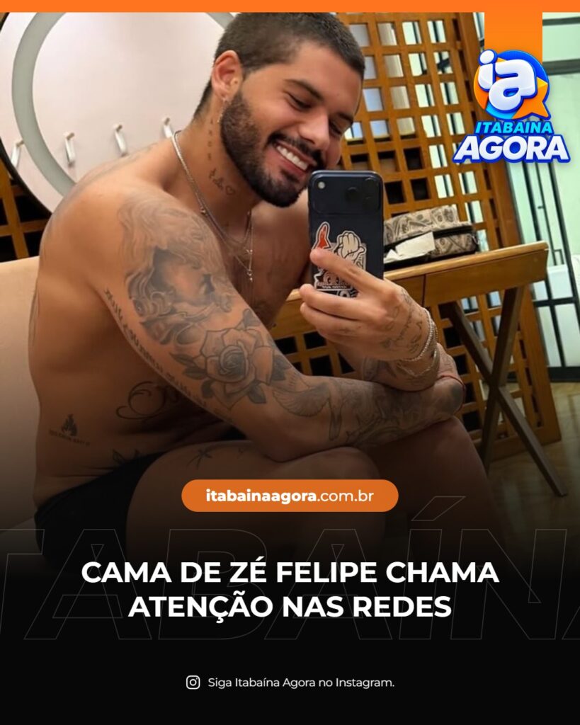 Tamanho da cama na nova casa de Zé Felipe chama atenção nas redes